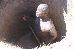 digging a borehole