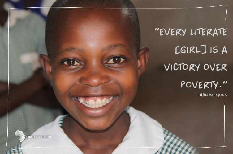 Every literate girl is a victory over poverty